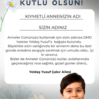 Anneler günü dijital kart