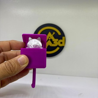 sürpriz kedili askılık