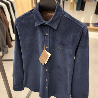 Loro Piana Velvet Gömlek (LACİVERT)