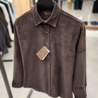 Loro Piana Velvet Gömlek (ACI KAHVE)