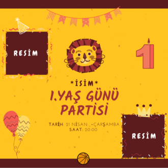 Doğum günü davetiyesi