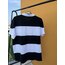 Lacoste Siyah Beyaz Çizgili