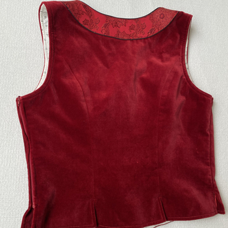Vintage kadife premium korse
