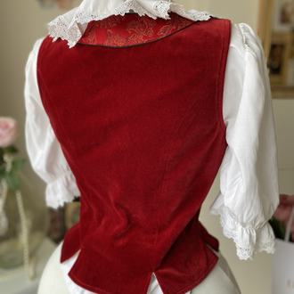Vintage kadife premium korse