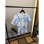 LVU - Tshirt - Printed Cotton - Beyaz Mavi 