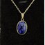 Lapis lazuli zincir kolye