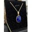 Lapis lazuli zincir kolye
