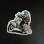 Hayalet Sürücü Scooter Sticker