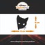 Bagaj Kapağı Kedi Sticker