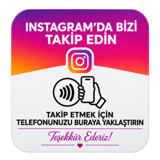 İnstagram NFC Kart (1 Adet)