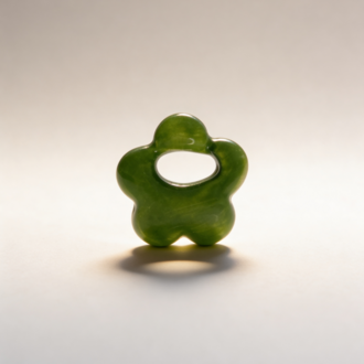 Matcha Leaf Seramik Charm Kolye / Çanta & Pantolon Aksesuarı