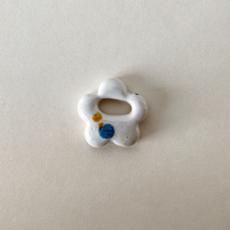 Milk Splash Seramik Charm Kolye / Çanta & Pantolon Aksesuarı