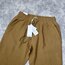 L.Premium Keten Pantolon | Kahverengi