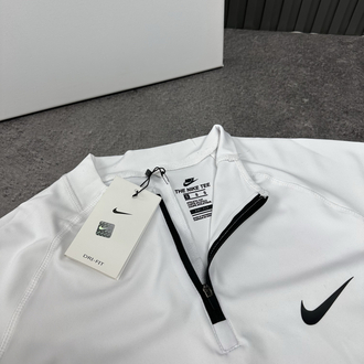 Nike Dri-Fit Yarım Fermuar Performance Sweat | Beyaz NK3045