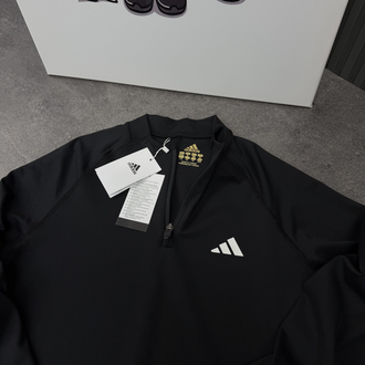 Adidas Dri-Fit Yarım Fermuar Performance Sweat | Siyah