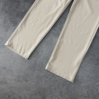 Zara Baggy Fit Pilesiz Kumaş Pantolon | Bej