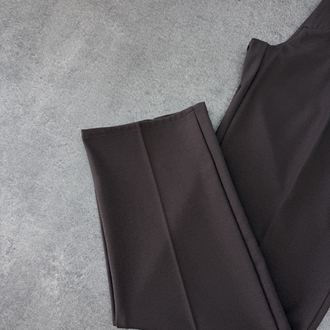 Zara Baggy Fit Kumaş Pantolon | Kahverengi