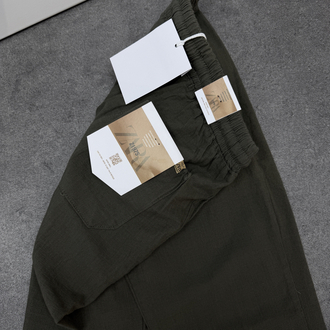 Zara Keten Pantolon | Yeşil