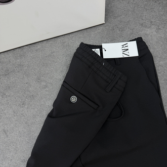 Zara Boyfriend Full Lycra Kumaş Jogger | Siyah