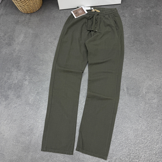 Zara Keten Pantolon | Yeşil