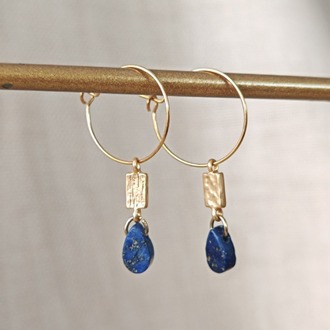 Lapis Lazuli Küpe