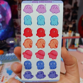 Dozy Emotions Sticker Sayfası 
