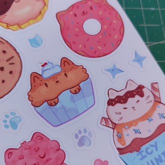 Sweet Kittens Sticker Seti