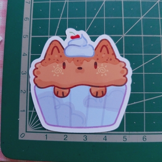 Muffin Kedi Sticker