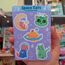 Space Cats Sticker Seti