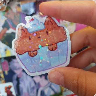 Muffin Kedi Sticker