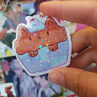 Muffin Kedi Sticker