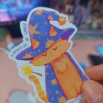 Magician Cat Sticker