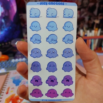 Dozy Emotions Sticker Sayfası 
