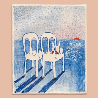 Vardal Caniş, Rakı - Simit | Lithography