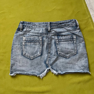 MNG Jeans Asimetrik Mini Kot Etek 