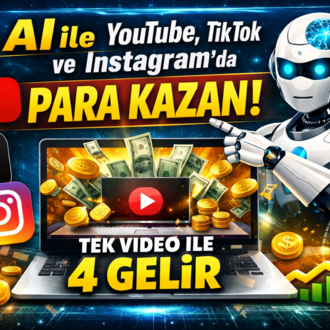 Kurs-Tek Bir Video Sistemiyle 3 Günde 3 Gelir Kaynağı Oluşturun