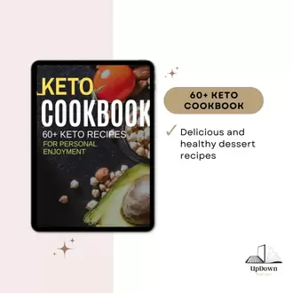 60+ Keto Recipes eBook PDF – Low Carb High Fat Meal Guide, Ketogenic Diet Cookbook 