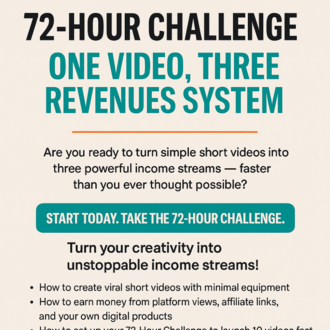 Master Bee 1.1 English Version 72-Hour Challenge: Build 3 Income Streams with One Video System