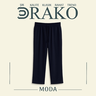 DRAKO Lacivert Relax Pantolon