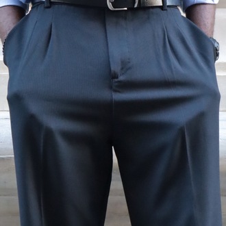 DRAKO Lacivert Lastikli Baggy Pantolon