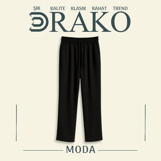 DRAKO Siyah Relax Pantolon