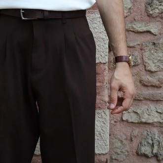 DRAKO kahve Baggy Pantolon