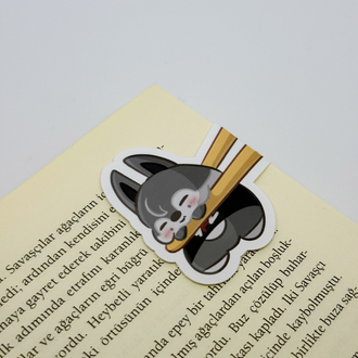 Mochi Wolfchan Magnetic Bookmark