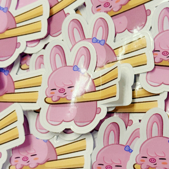 Mochi Dwaekki Easy-Peel Sticker