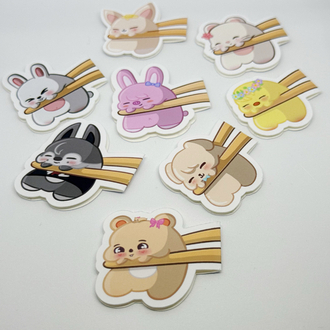 Mochi Bbokari Magnetic Bookmark