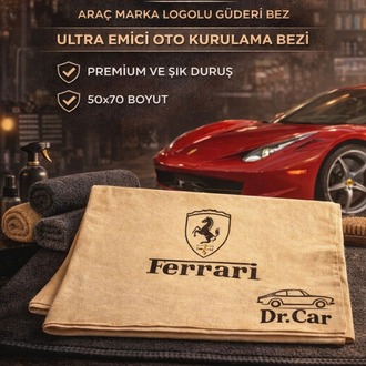 FERRARİ GÜDERİ BEZ 50X70
