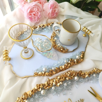 Çift istiridyeli Muhteşem set