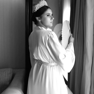 Kimono Kol Biyesiz Sabahlık | 120 cm 