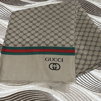 GUCCI ŞAL (AÇIK KAHVERENGİ)