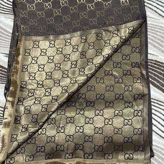 GUCCI ŞAL (GOLD & MAVİ)